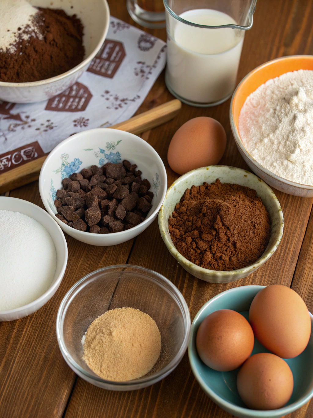 chocolate cake ingredients