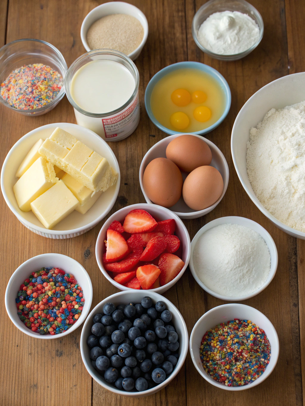 Birthday Cake Recipes ingredients
