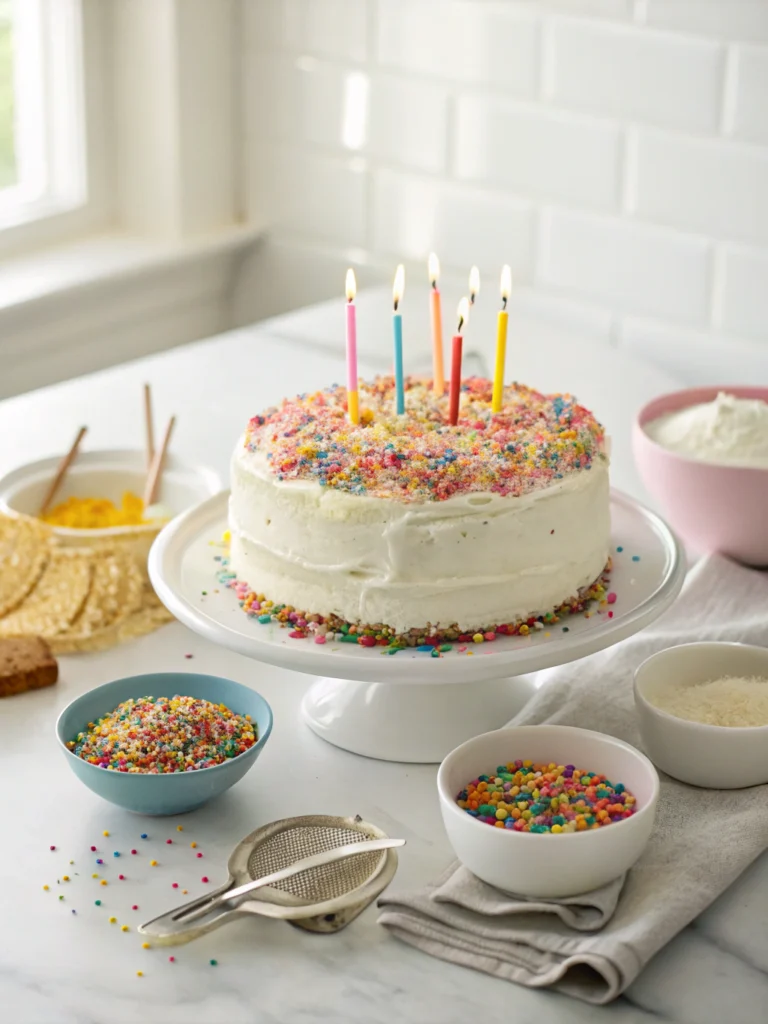 Best Classic Vanilla Birthday Cake Recipe