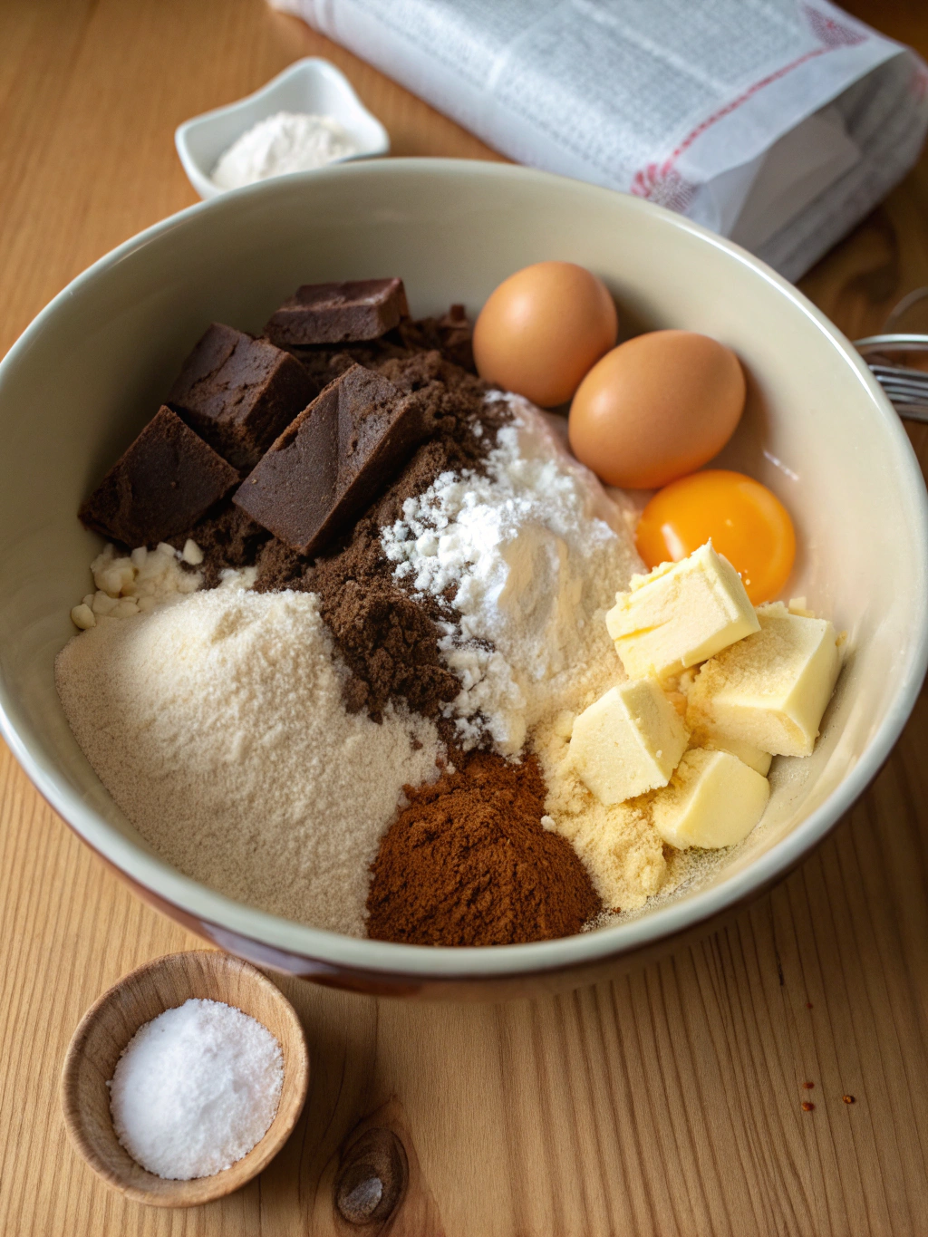 one bowl chocolate cake ingredients