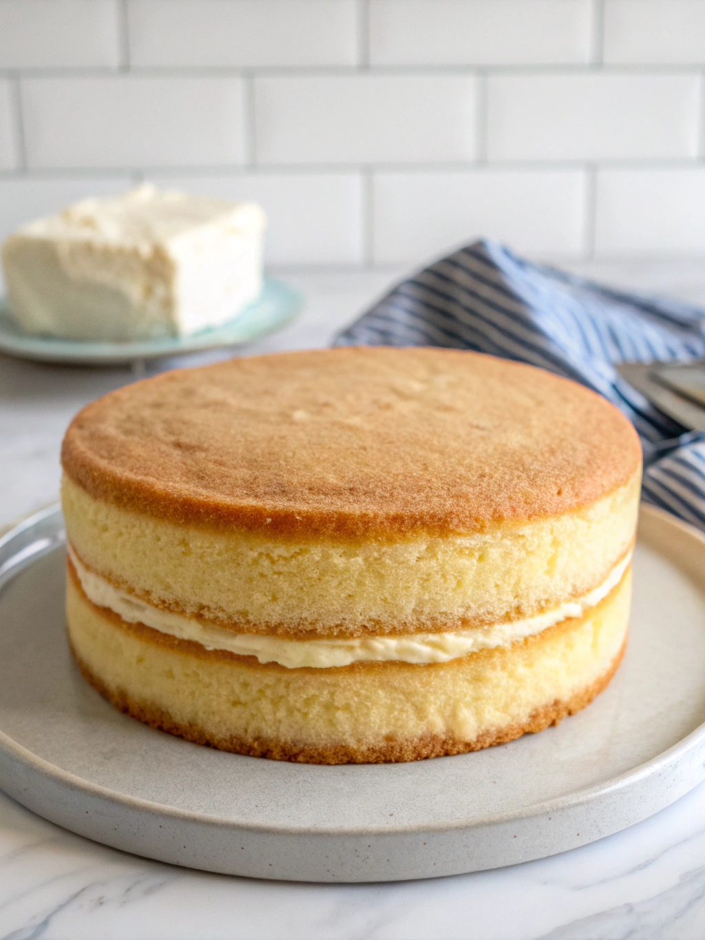 vanilla sponge cake without oven ingredients