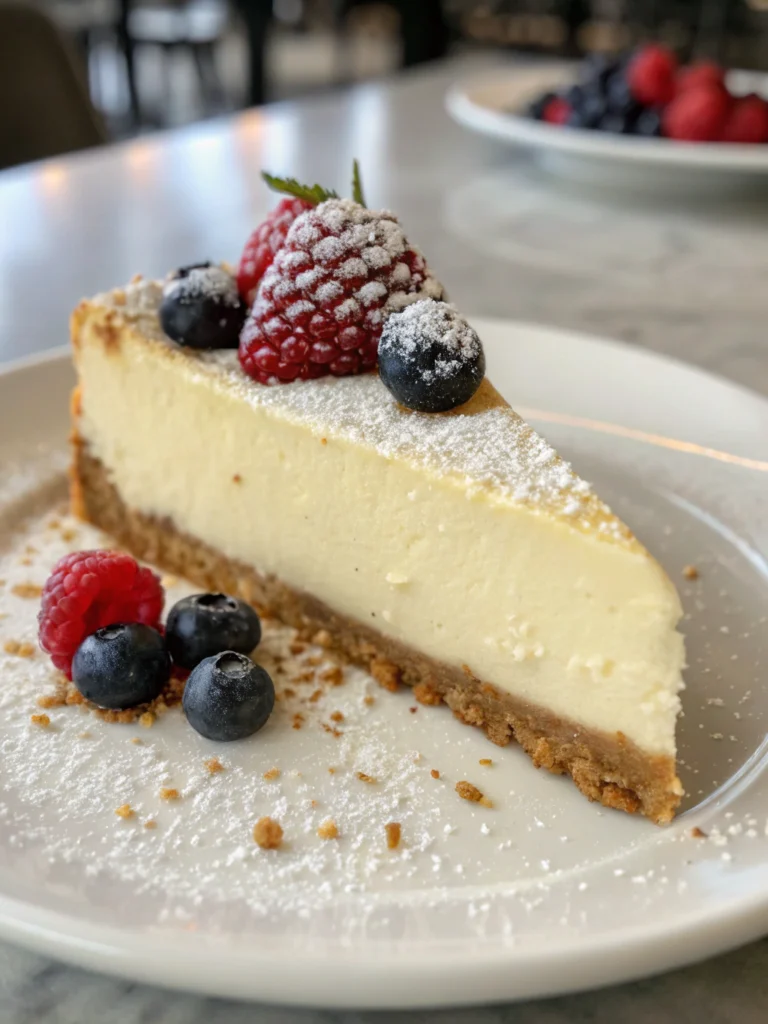 Classic New York Cheesecake Recipe