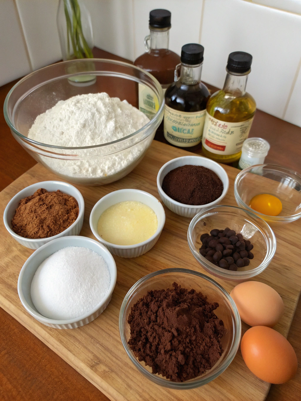 easy chocolate cake recipe ingredients