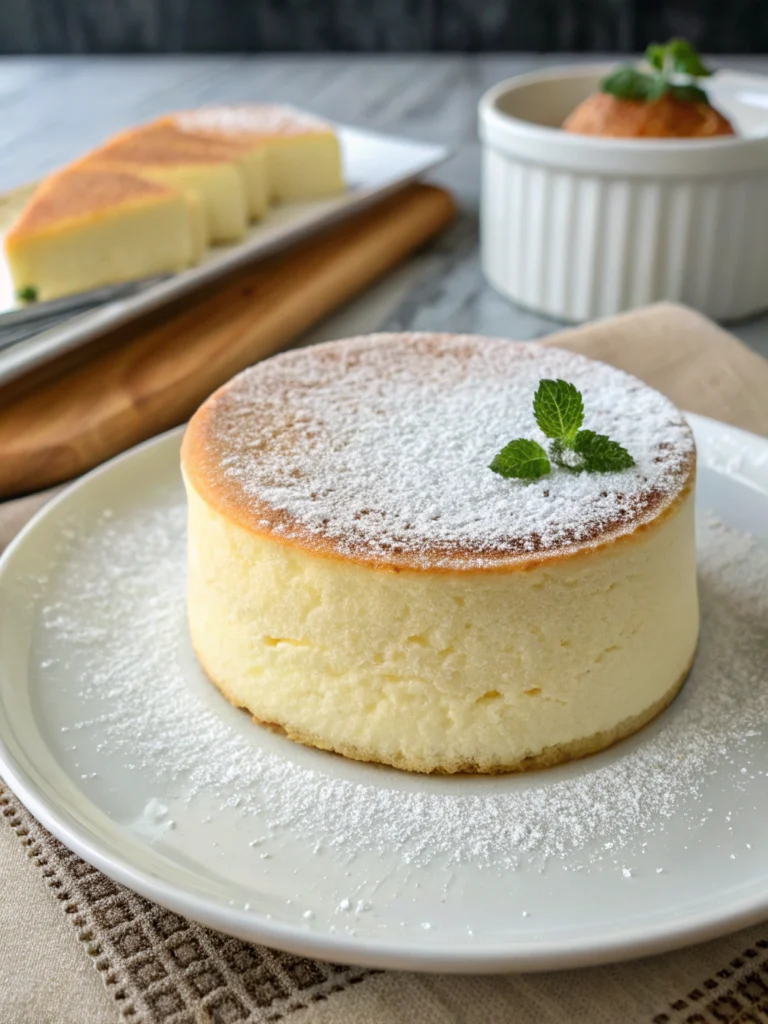 Japanese Cotton Cheesecake (Fluffy and Light)